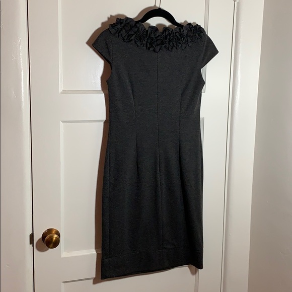 Grey Ruffle Dress - Picture 3 of 5
